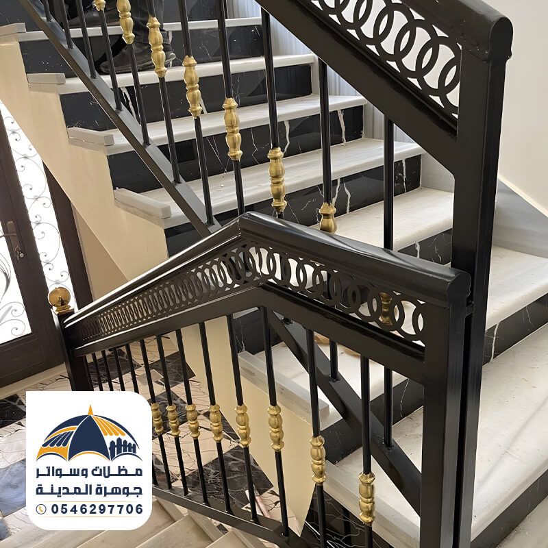 دربزين سلم حديد